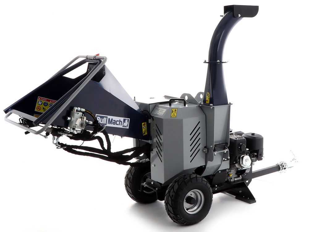 BullMach ZEUS 200 BH-BSE benzine hakselaar, takken tot 100 mm, elektrische start, getrokken uitvoering, detail 5