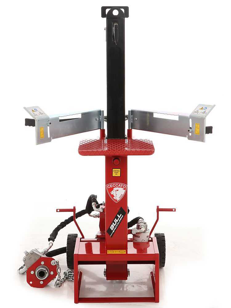 Ceccato Olindo BULL SPLT10 aftakas houtklover, 10 ton, verticaal, detail 6