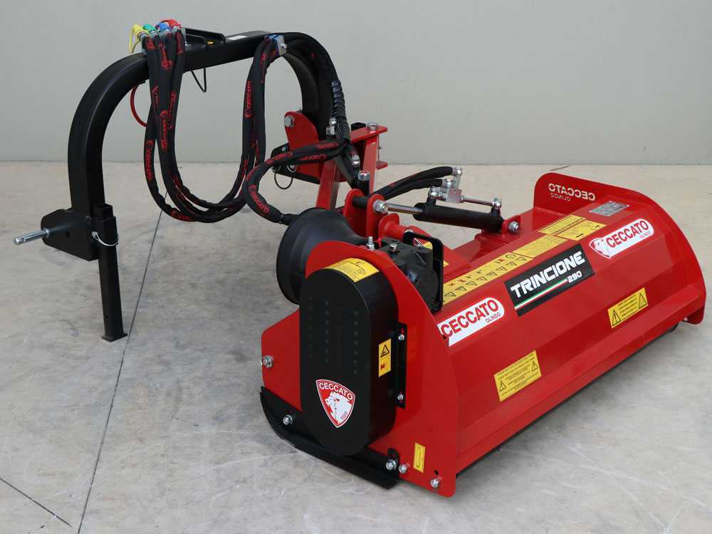 Ceccato Olindo trincione 290 Argini 1400 zijklepelmaaier met arm 140 cm, 52 Y-messen, detail 6