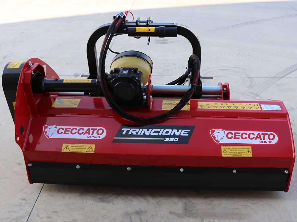 Ceccato Olindo Trincione 380 klepelmaaier 140 cm, hydraulisch verschuifbaar, detail 6