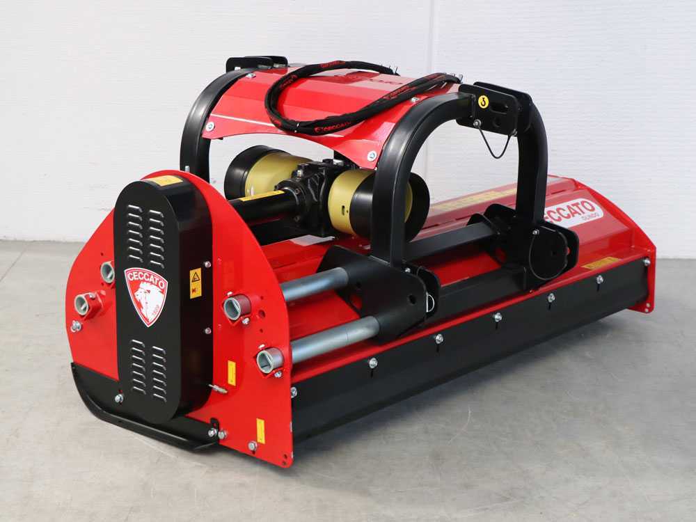 Ceccato Olindo Trincione 400 NEW- 4T2000IDR2 omkeerbare klepelmaaier 200 cm, hydraulisch verschuifbaar, detail 6