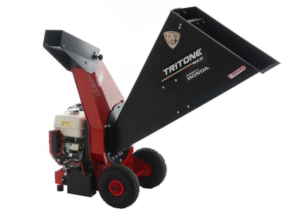 Ceccato Olindo Tritone Maxi benzine hakselaar, takken tot 70 mm, elektrische start, detail 5