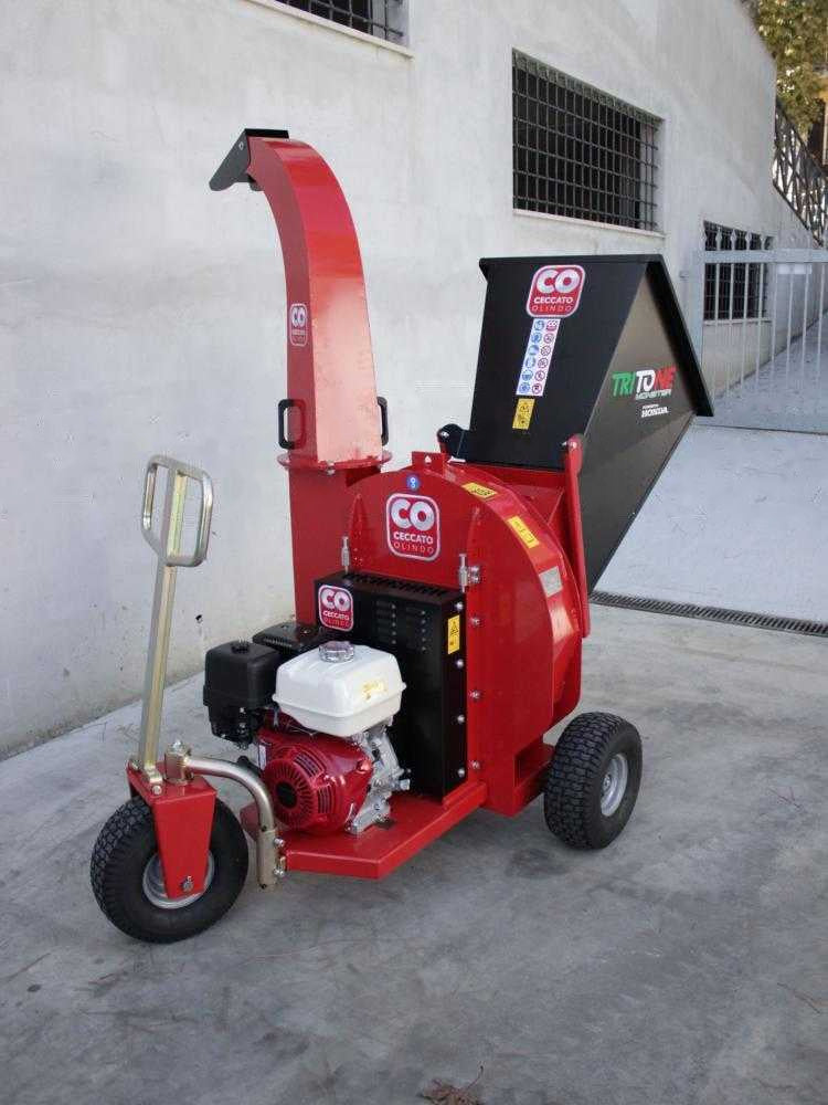 Ceccato Olindo Tritone Monster benzine hakselaar, takken tot 100 mm, detail 6