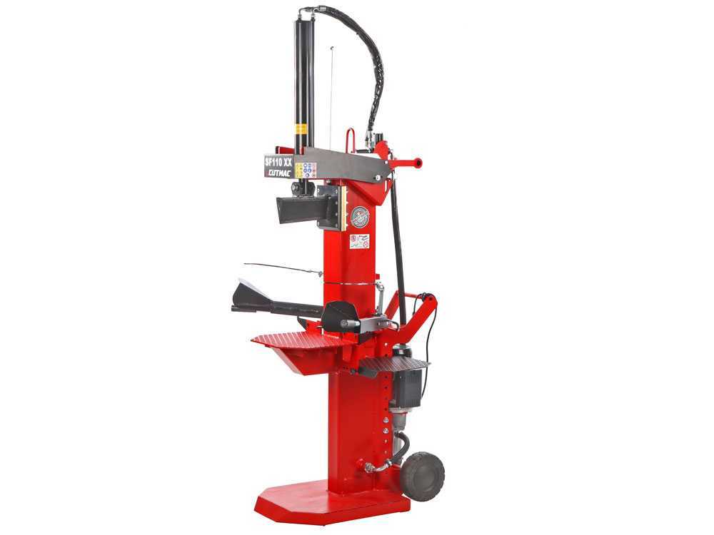Docma SF110 Rapid 220 XX elektrische houtklover, 8,15 ton, verticaal, detail 5