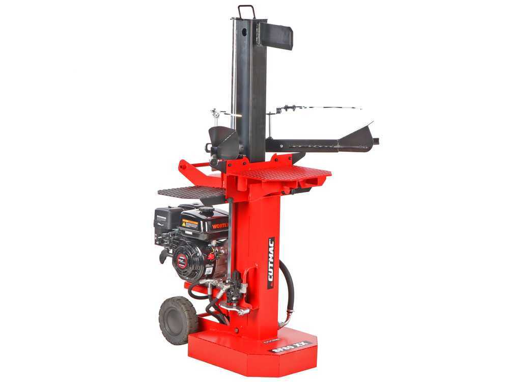 Docma SF80 Rapid Benz Loncin G200F benzine houtklover, 8 ton, verticaal, detail 5