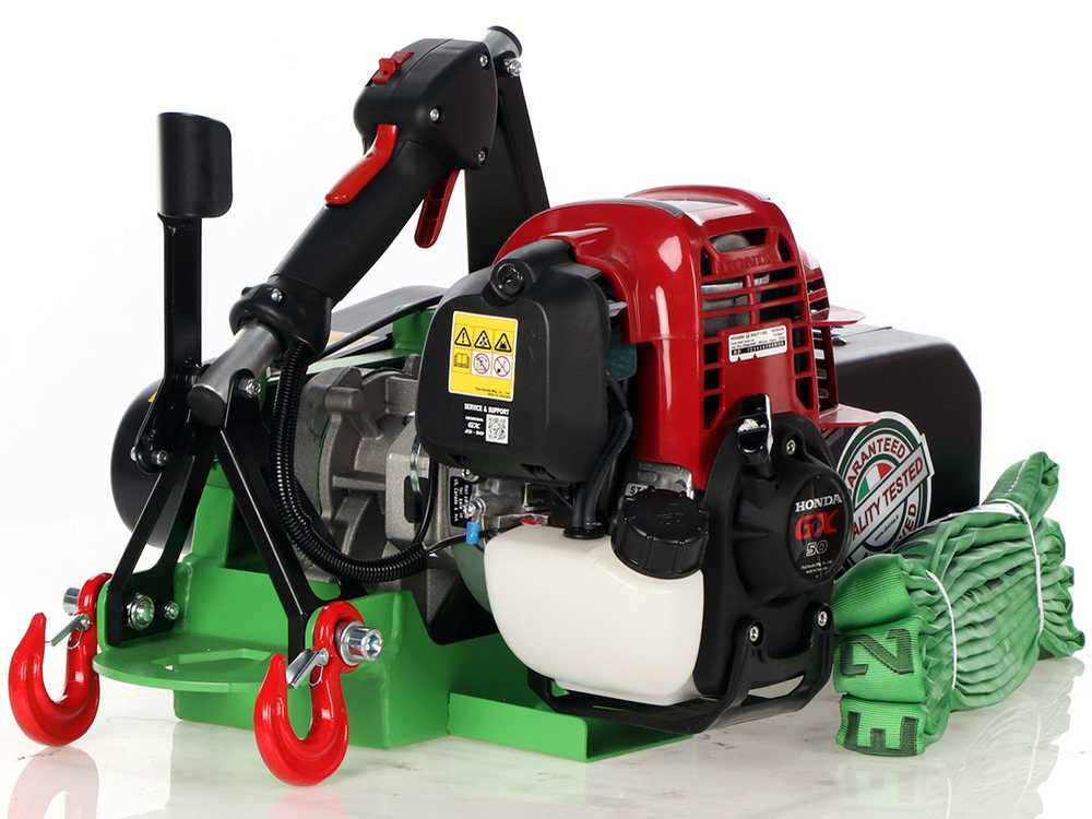 Docma VF150 auto-4 GX50 benzine lier, kabel 80 m Ø 5 mm, detail 5
