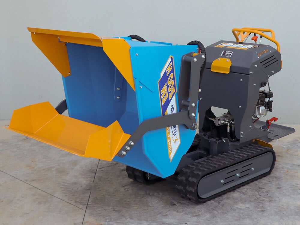 Rupsdumper laadvermogen 500 kg EuroMech EM500H-Dump & Shovel, hydraulisch kiepen, detail 6