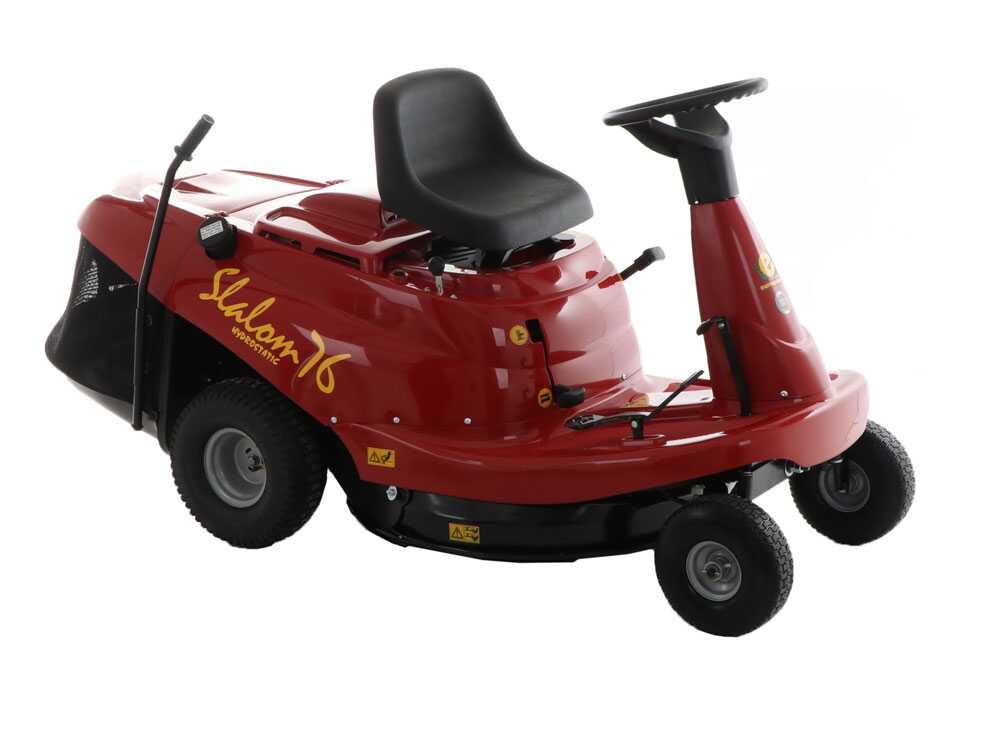 Eurosystems SLALOM 76 zitmaaier met opvangbak 76 cm, hydrostaat, detail 5