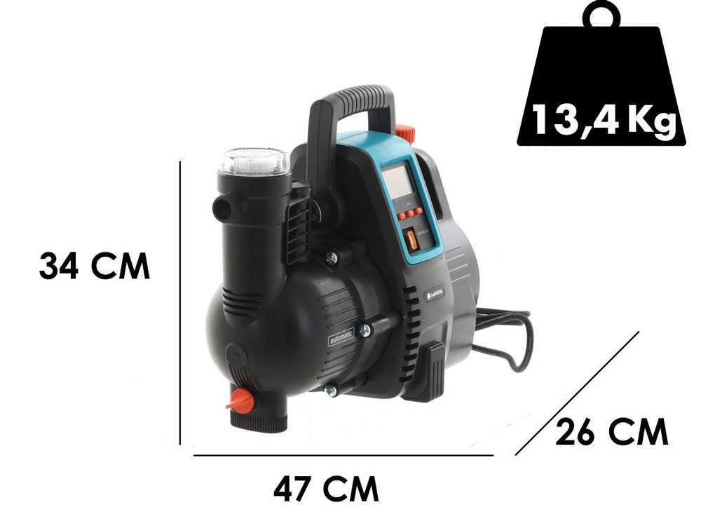 Gardena 5000/5E LCD Automatic tuinpomp, detail 5