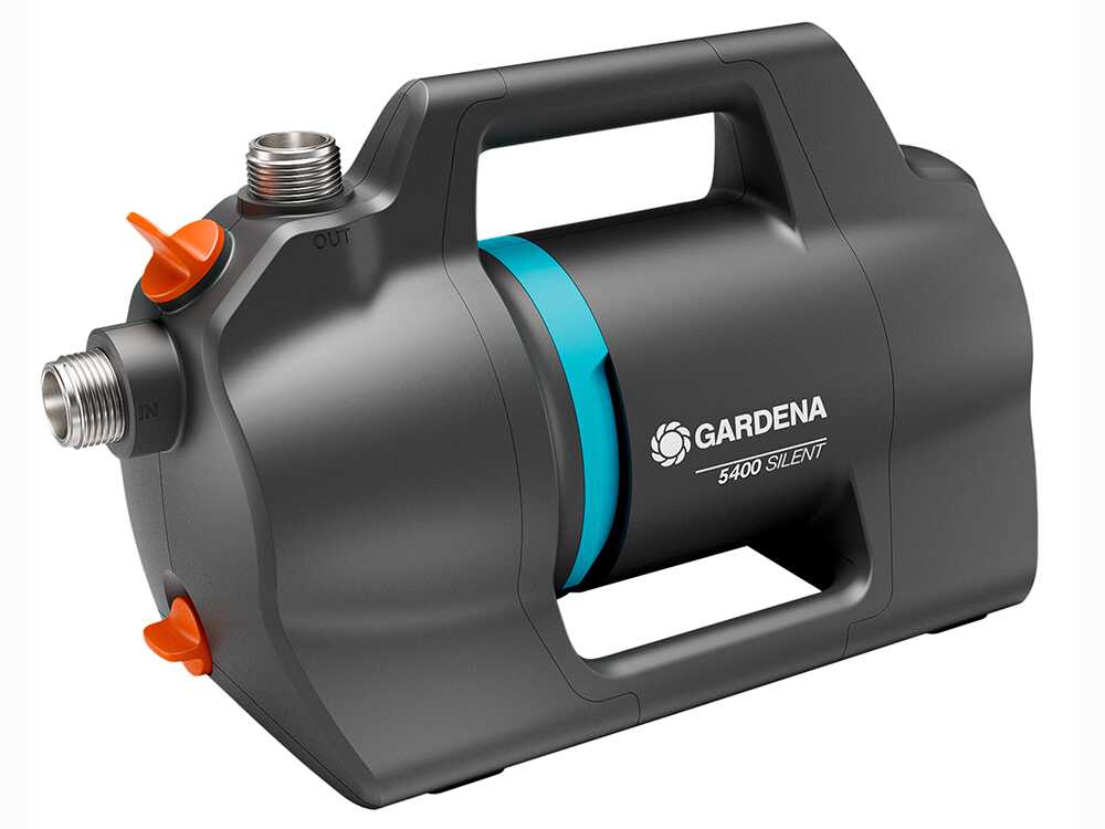 Gardena 5400 Silent tuinpomp, detail 5