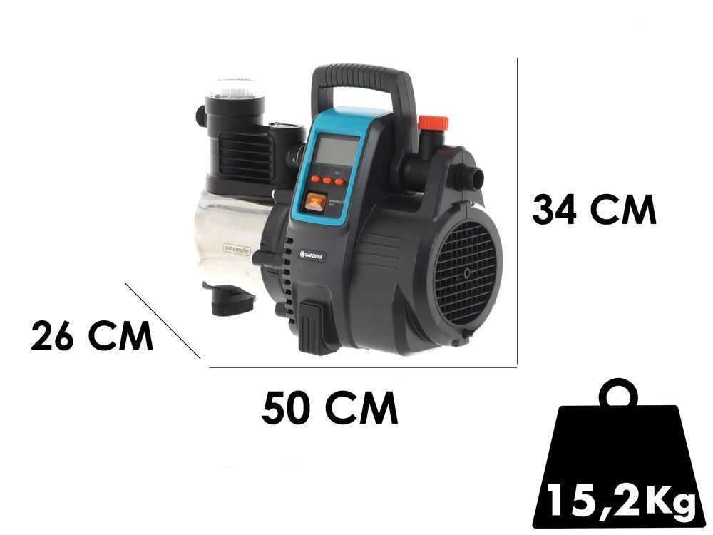 Gardena 6000/6E LCD Inox Automatic tuinpomp, detail 5