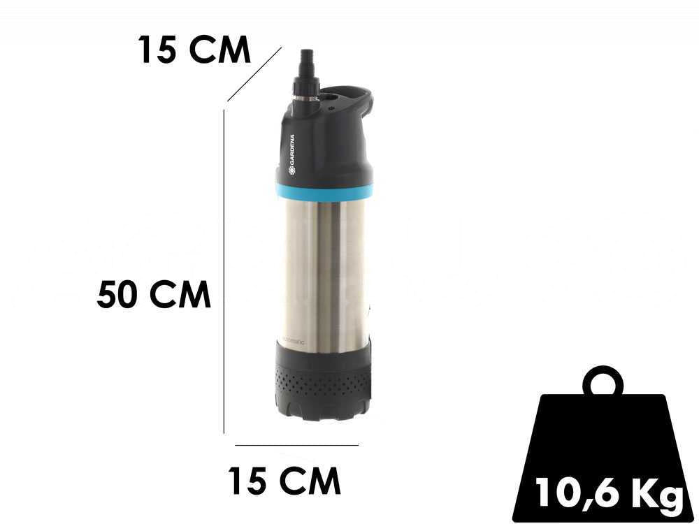 Gardena 6100/5 Inox Automatic bronpomp, detail 5