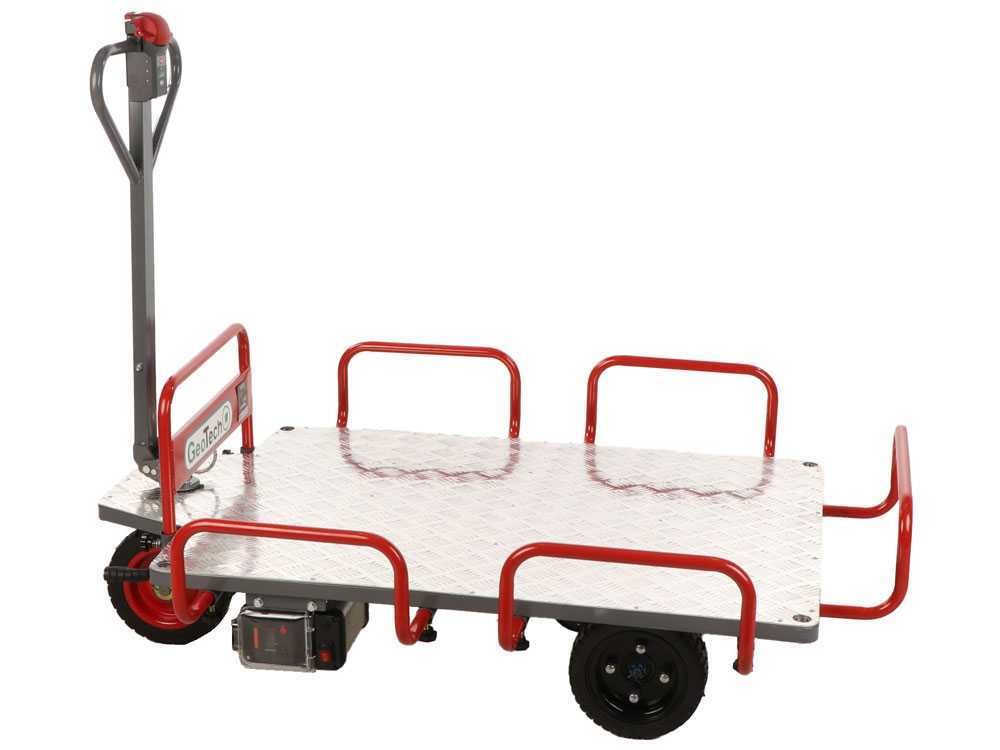 Accu motorkruiwagen laadvermogen 400 kg GeoTech E-Truck 400, 40 V 6 Ah, detail 5