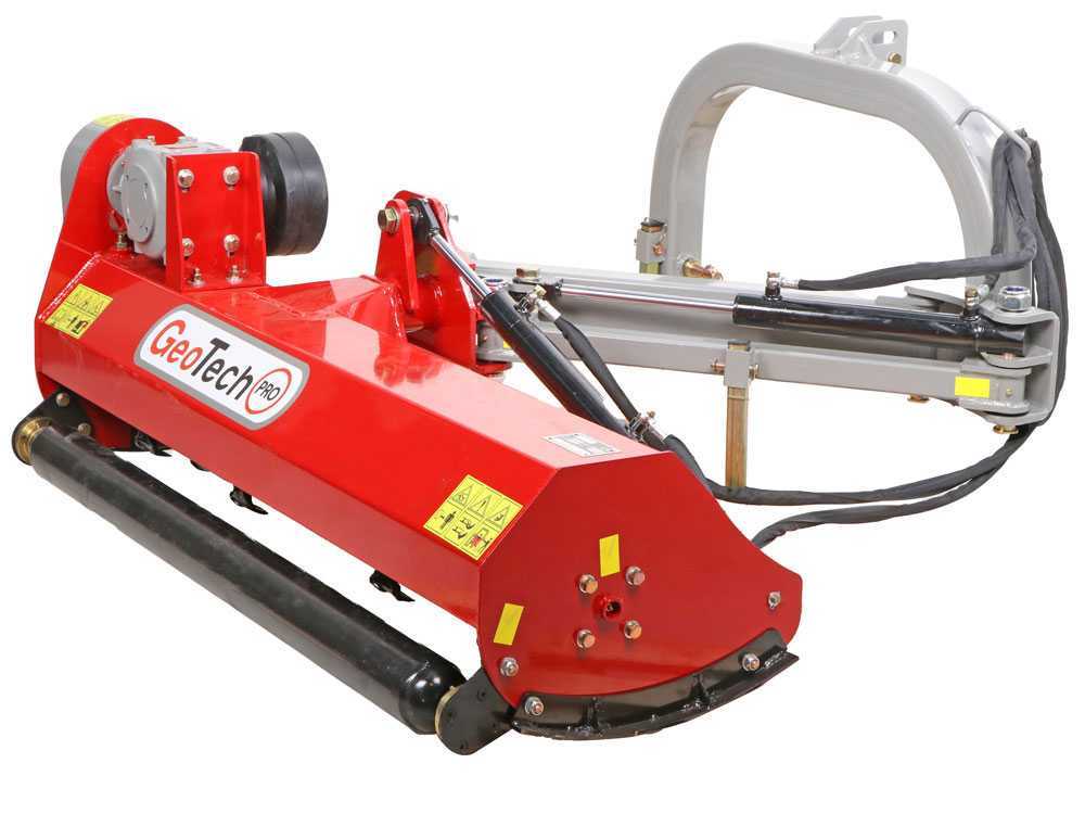 GeoTech Pro AMF125 zijklepelmaaier met arm 125 cm, detail 6