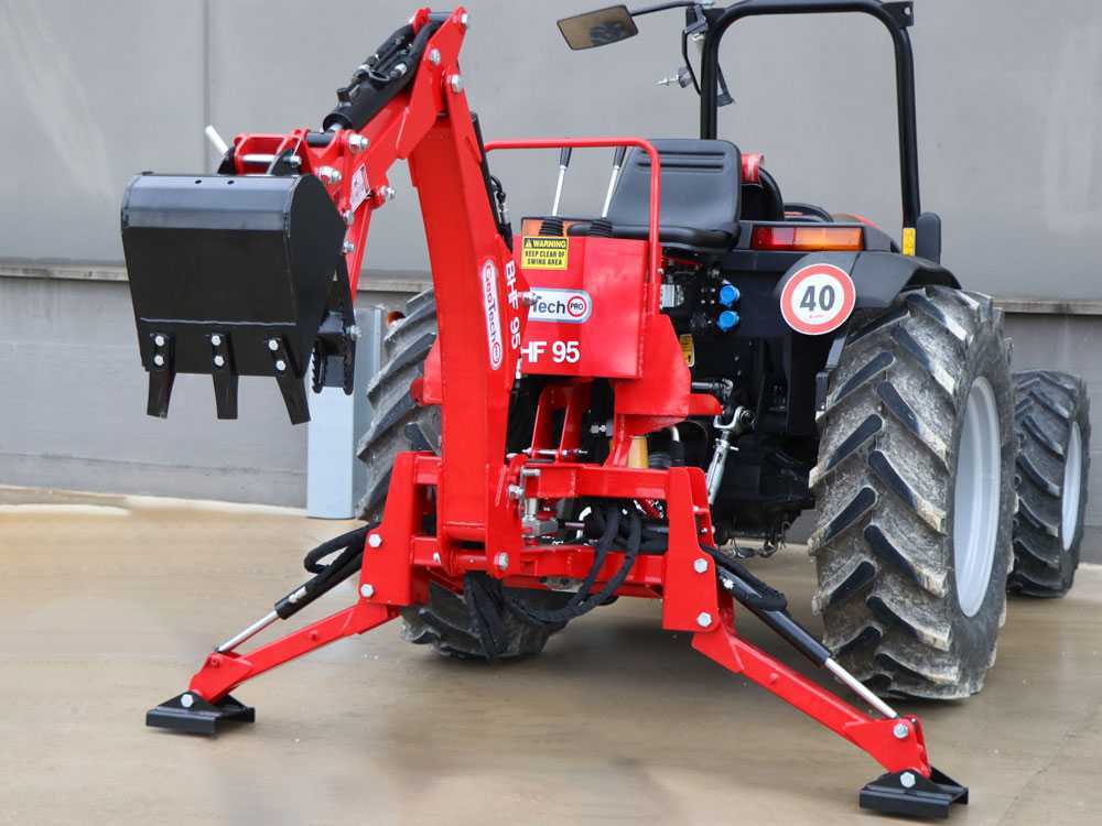GeoTech Pro BHF 95 graafarm voor de trekker, detail 6