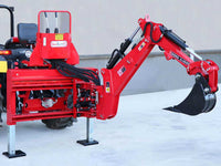 GeoTech Pro BHS 195 graafarm voor de trekker, zijwaarts verschuifbaar, detail 6