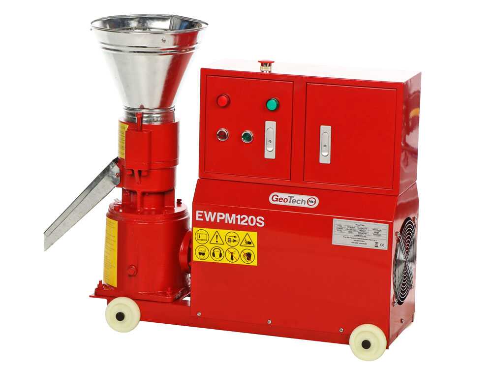 GeoTech Pro EWPM120S elektrische pelletmachine, 230 V, detail 5