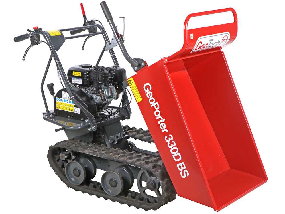 Rupsdumper laadvermogen 300 kg GeoTech Pro GeoPorter 330D BS, detail 6