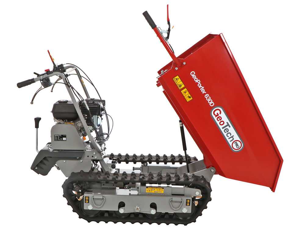 Rupsdumper laadvermogen 600 kg GeoTech Pro GeoPorter 630D, detail 6