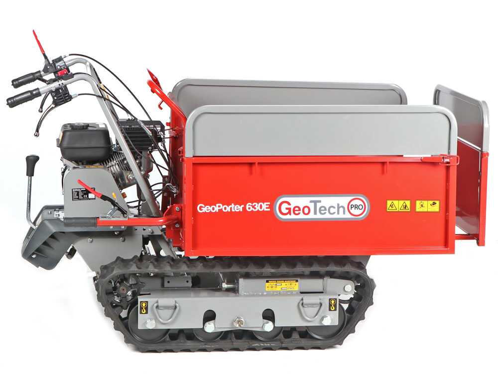 Motorkruiwagen laadvermogen 600 kg GeoTech Pro GeoPorter 630E, detail 5