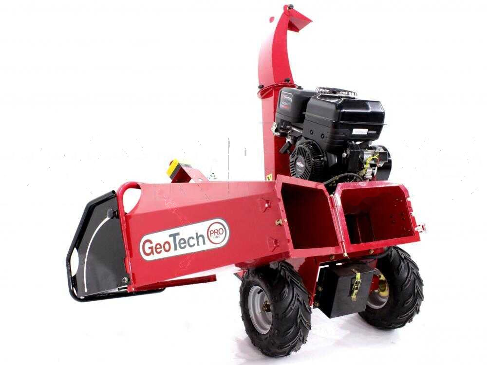 GeoTech Pro PCS 155 BSE benzine hakselaar, takken tot 90 mm, elektrische start, detail 6