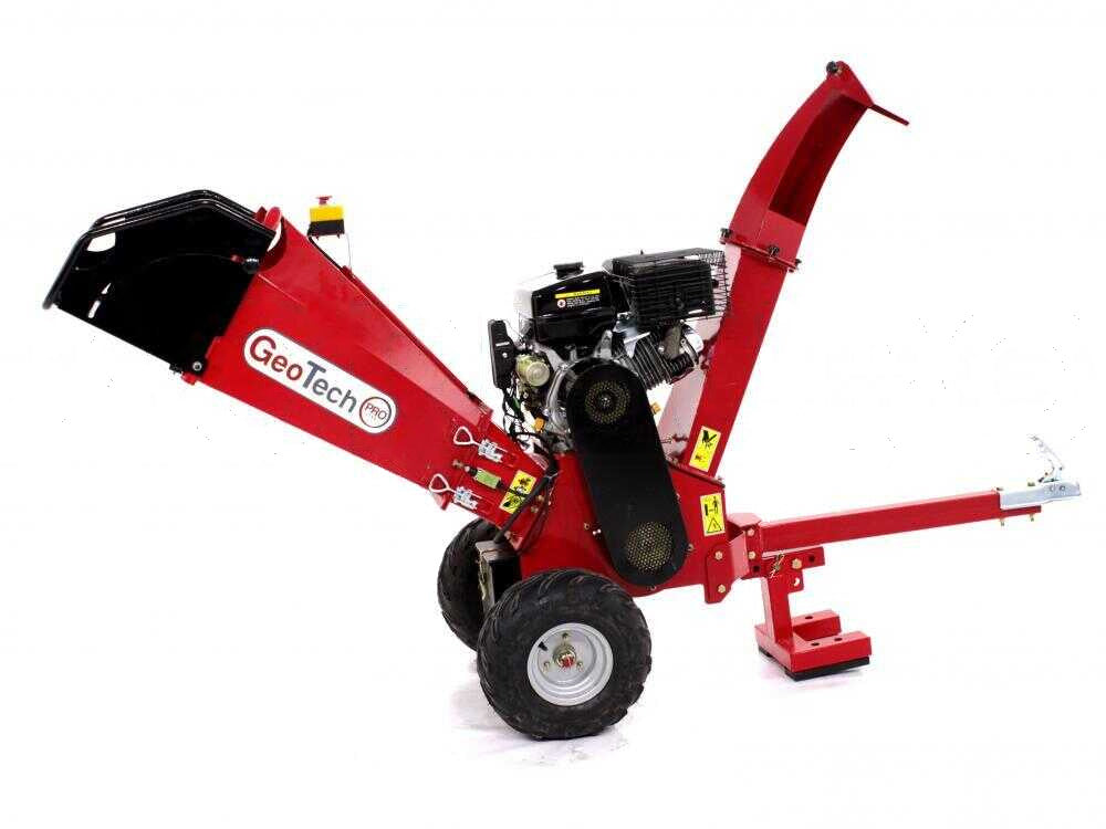 GeoTech Pro PCS 155 LE benzine hakselaar, takken tot 90 mm, elektrische start, detail 6