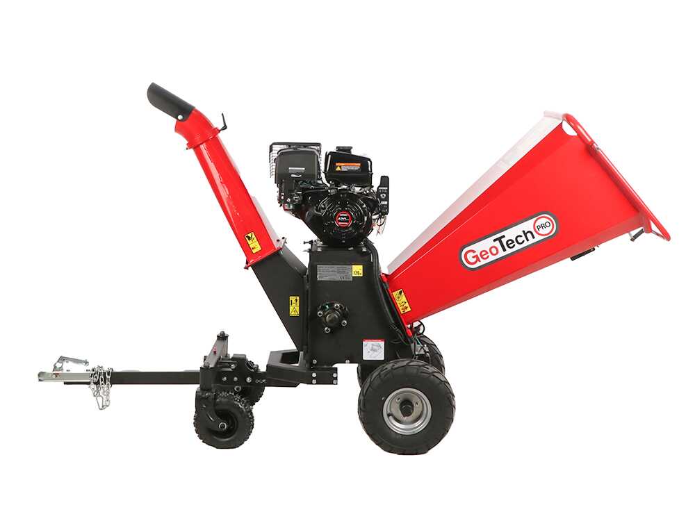 GeoTech Pro PCS 160LE PRO benzine hakselaar, takken tot 100 mm, detail 5