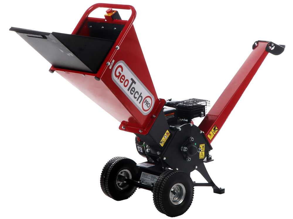 GeoTech Pro PCS 50 L benzine hakselaar, takken tot 50 mm, detail 5