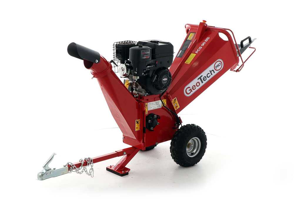GeoTech Pro PCS 90 BS benzine hakselaar, takken tot 75 mm, detail 5