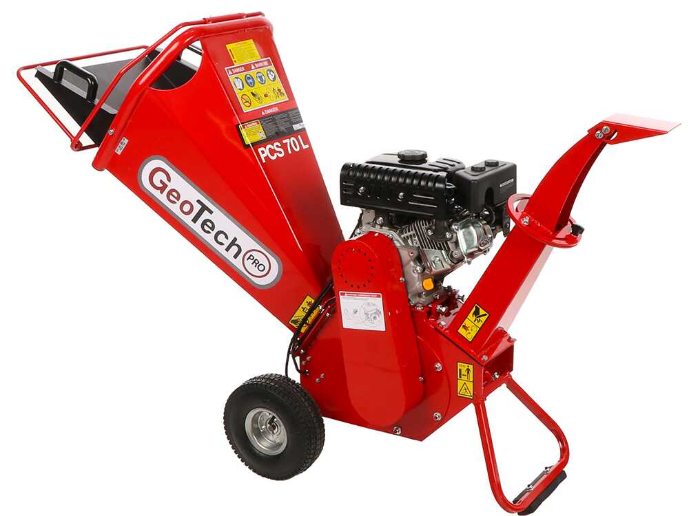 GeoTech Pro PCS70L benzine hakselaar, takken tot 65 mm, detail 5