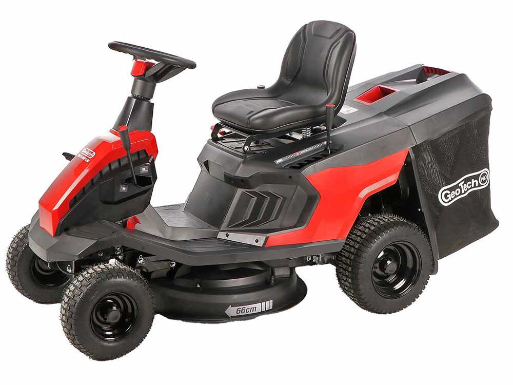 GeoTech Pro RM 75-660 CSM zitmaaier met opvangbak 66 cm, versnellingsbak, detail 5