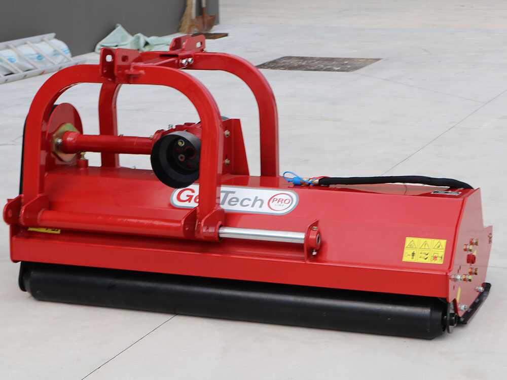 GeoTech Pro RMF170 omkeerbare klepelmaaier 170 cm, hydraulisch verschuifbaar, detail 6