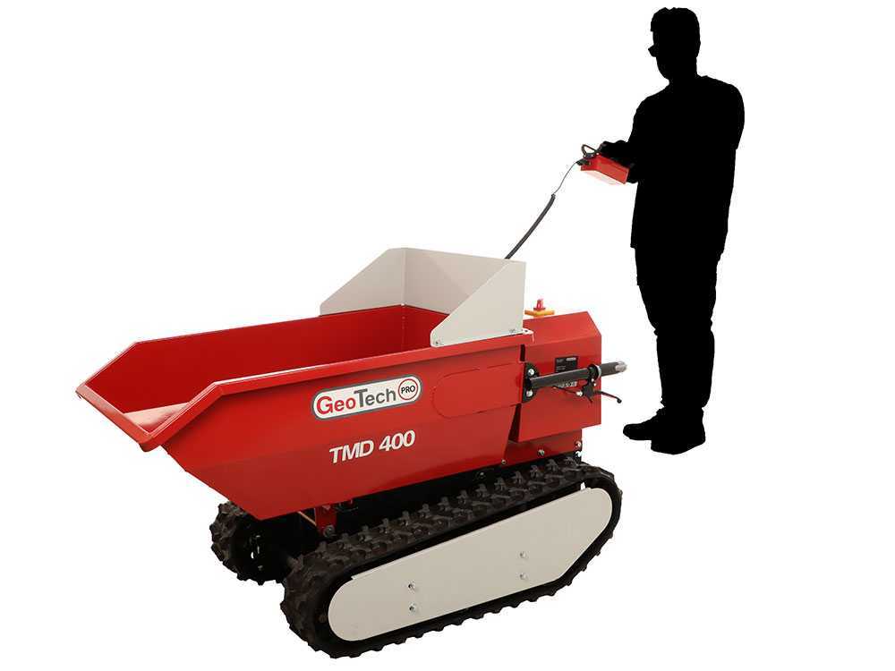 Accu motorkruiwagen laadvermogen 400 kg GeoTech Pro TMD 400, 48 V 15 Ah, detail 5