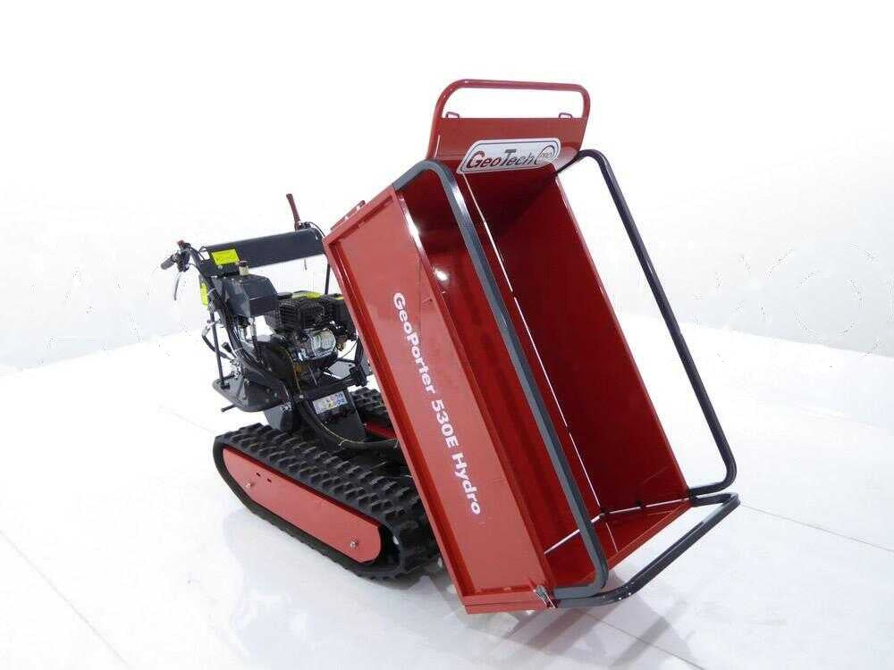 Rupsdumper laadvermogen 500 kg GeoTech Pro GeoPorter 530E Hydro, hydraulisch kiepen, detail 6