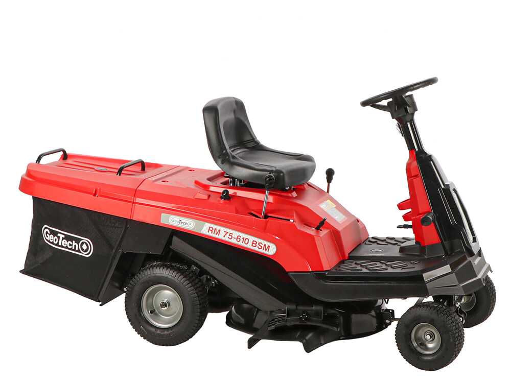 GeoTech RM 75-610 BSM zitmaaier met opvangbak 61 cm, versnellingsbak, detail 5
