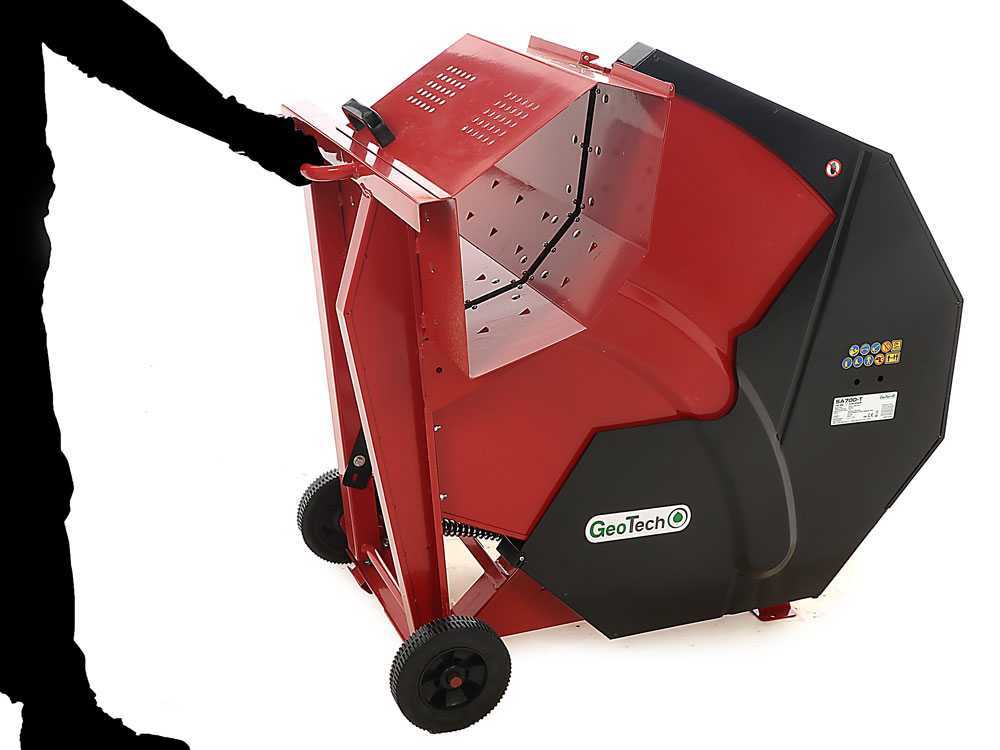 GeoTech SA 700-T elektrische brandhoutzaag, 400 V, detail 6