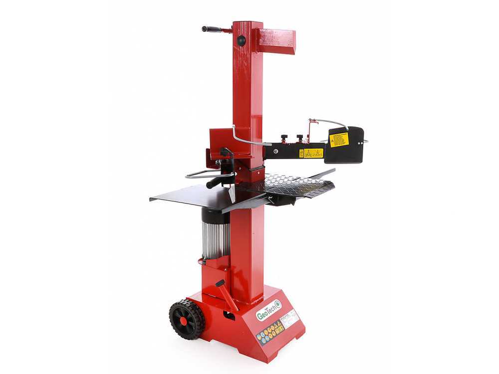 GeoTech SPVE 8-55 elektrische houtklover, 8 ton, verticaal, detail 6