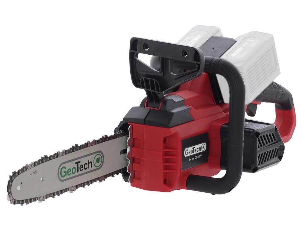 GeoTech X-Line CS-40V accu kettingzaag, zwaard 30 cm, 40 V zonder accu, detail 6