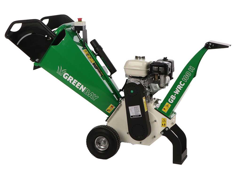 GreenBay GB-WRC 100 H benzine hakselaar, takken tot 65 mm, detail 4