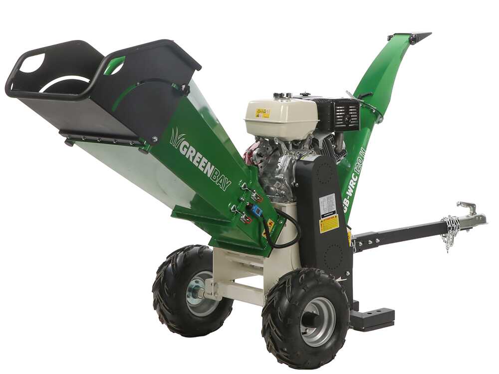 GreenBay GB-WRC 120 H benzine hakselaar, takken tot 90 mm, detail 5