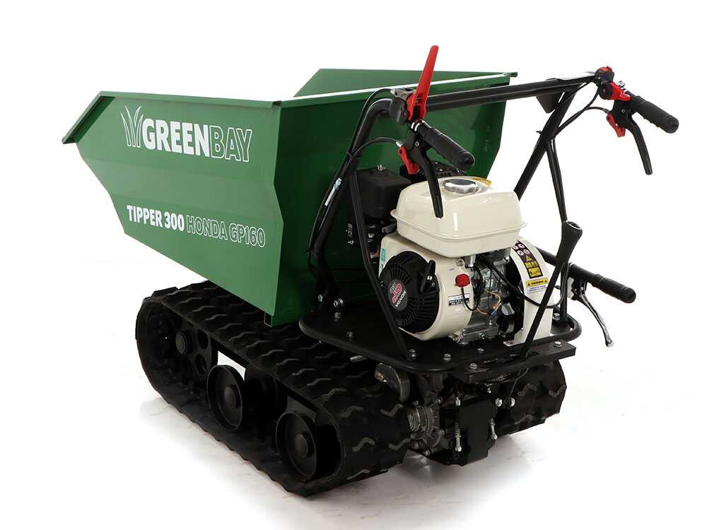 Rupsdumper laadvermogen 300 kg GreenBay Tipper 300, motor Honda GP160, detail 6