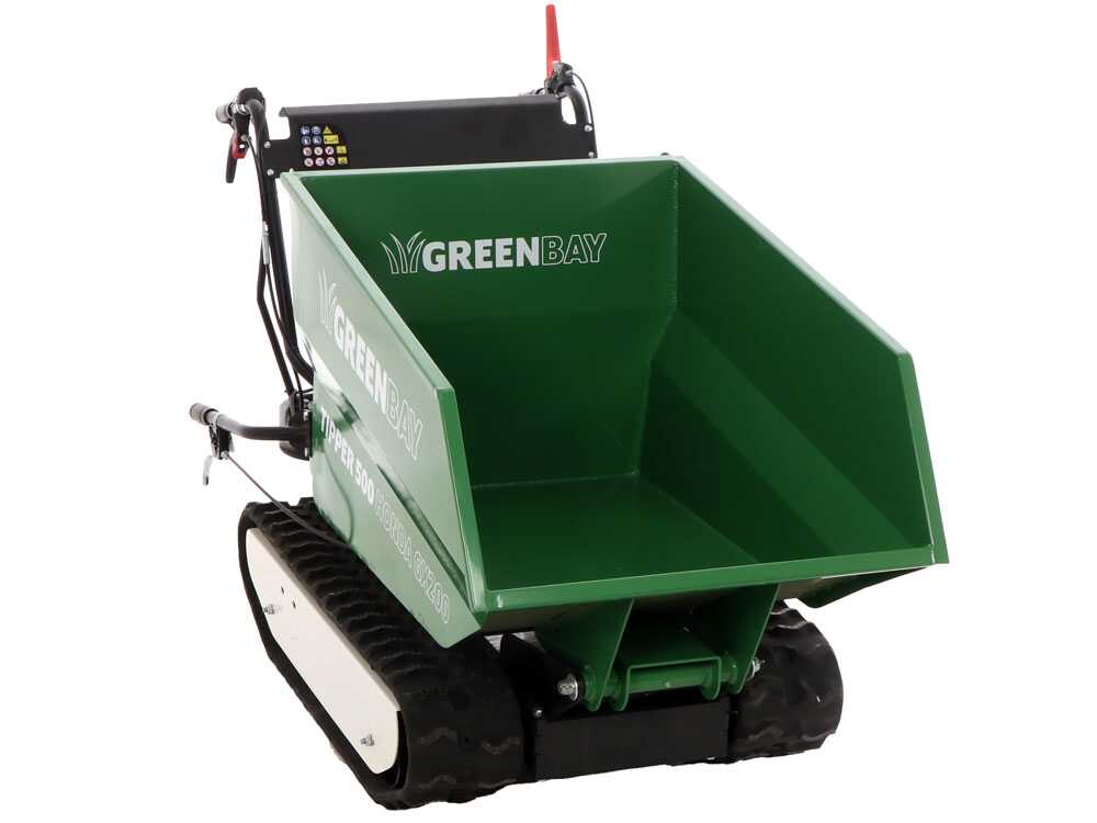 Rupsdumper laadvermogen 500 kg GreenBay Tipper 500, motor Honda GX200, detail 6