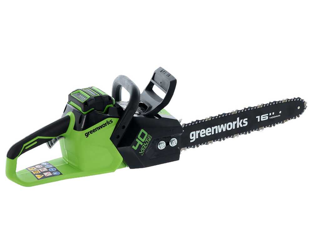Greenworks GD40CS18 accu kettingzaag, zwaard 40 cm, 40 V 4 Ah, detail 5