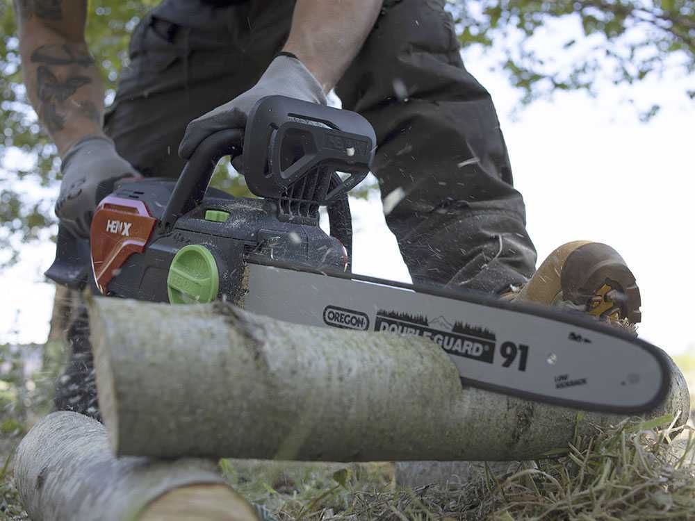 Henx H36LJ16 accu kettingzaag, zwaard 40 cm, 40 V zonder accu, detail 5