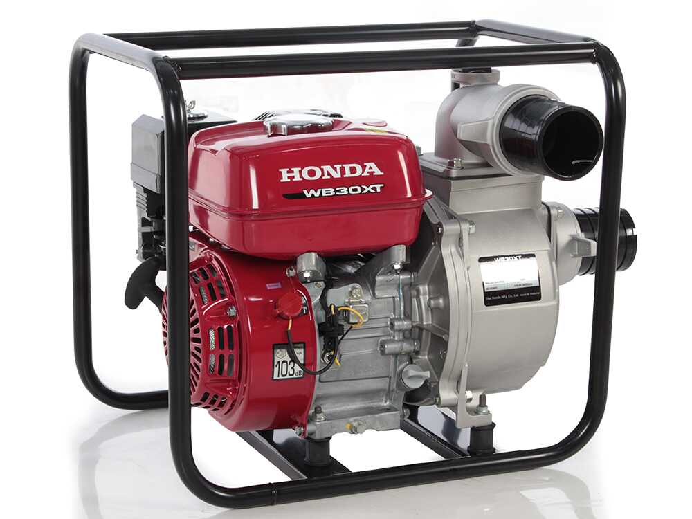Honda WB30 benzine motorpomp, aansluiting 80 mm, detail 6