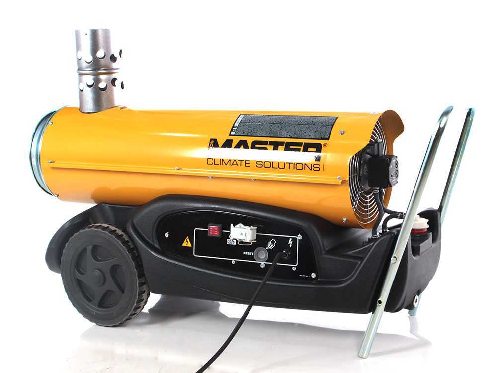 Master BV 77 diesel heteluchtkanon 20 kW, indirect gestookt, detail 6
