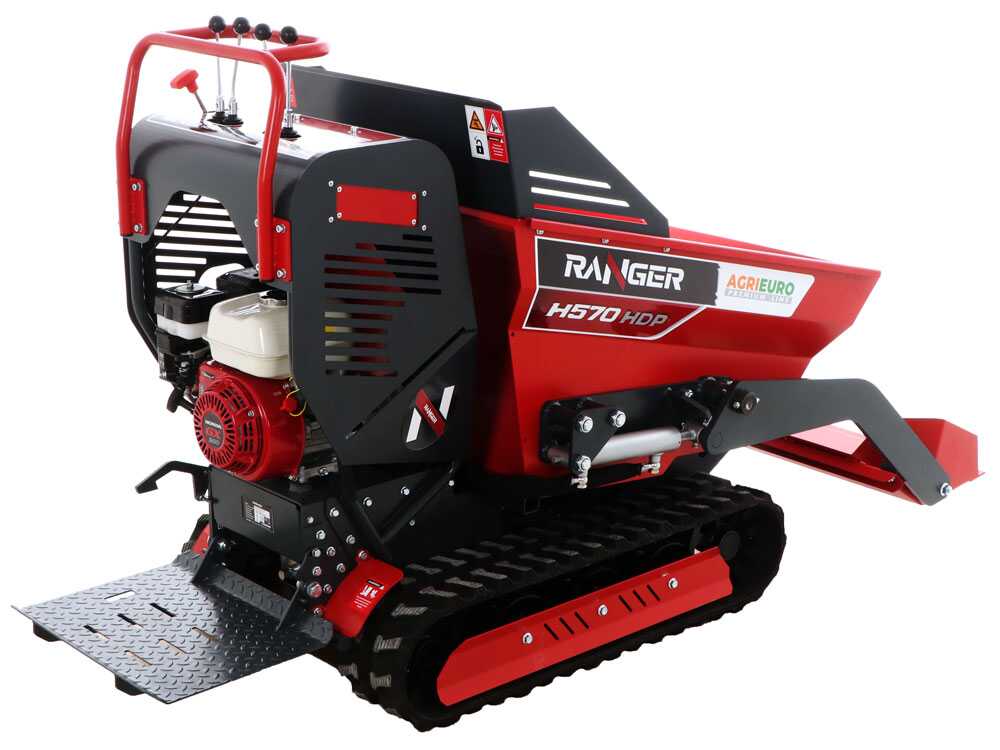 Rupsdumper laadvermogen 500 kg AgriEuro Premium Ranger H570 HDP, motor Honda GX200, detail 6