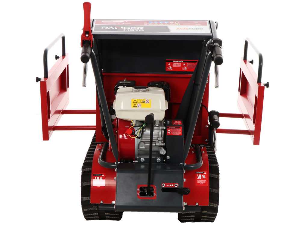 Rupsdumper laadvermogen 350 kg AgriEuro Premium Ranger M370 Extendable, motor Honda GX160, detail 6