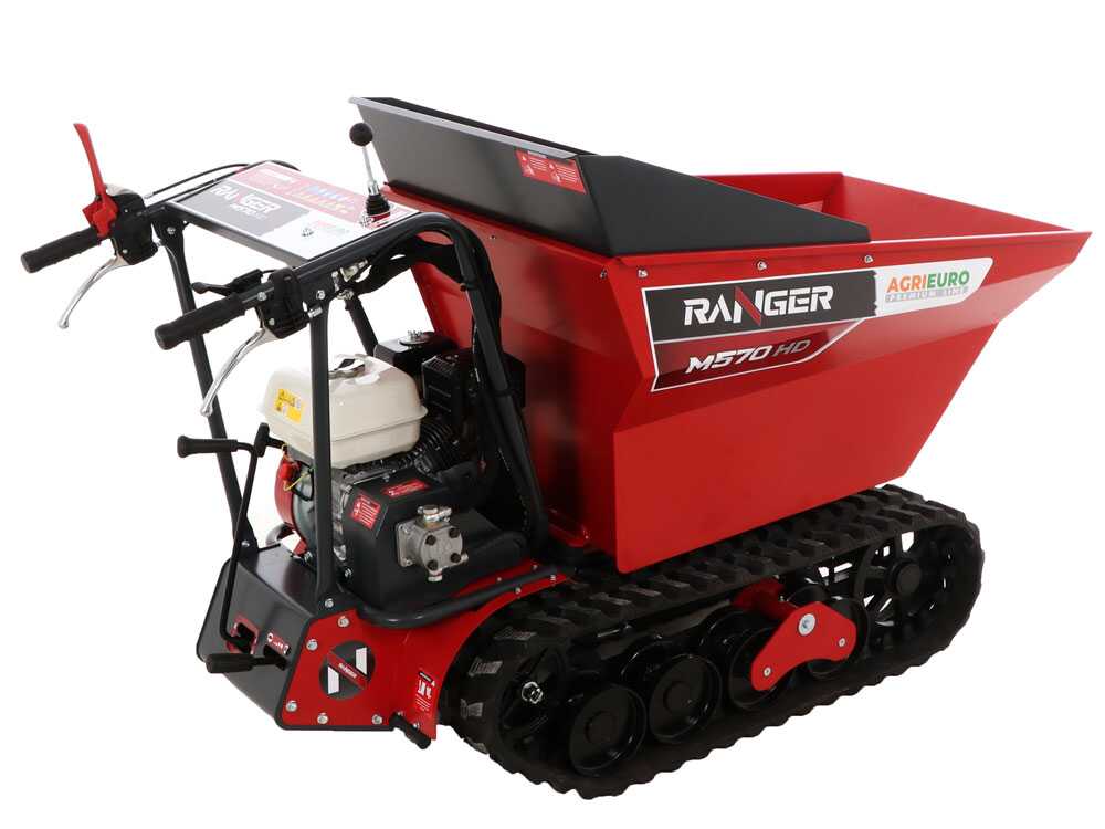 Rupsdumper laadvermogen 500 kg AgriEuro Premium Ranger M570 HD, motor Honda GX200, detail 6