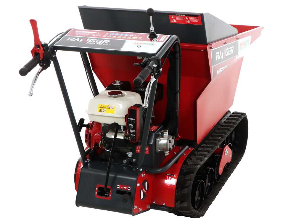 Rupsdumper laadvermogen 500 kg AgriEuro Premium Ranger M570 HD-E, motor Honda GX200, detail 6